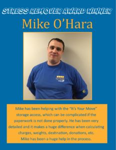 Award Winner - Mike O'Hara May 2016 with SRA Logo