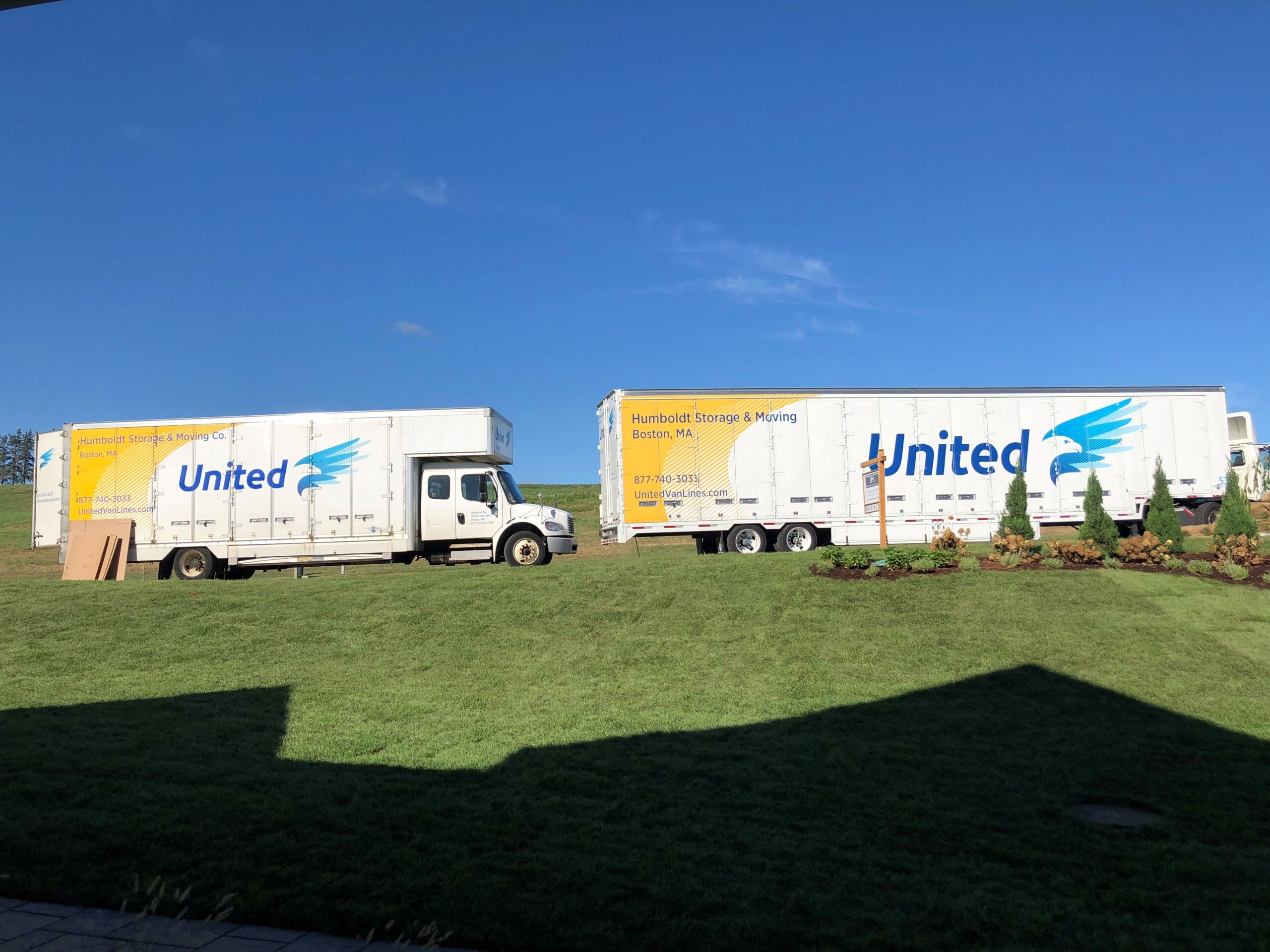 Humboldt Storage and Moving moving trucks